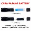 Senter LED Tactical CREE XM-L2 8000 Lumens with Baterai 18650 + Charger - Gambar 4