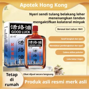 Minyak Gosok Good Luck 25ml - Pereda Pegal, Masuk Angin, Nyeri Otot & Pusing - Huoluo Oil