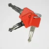 Kunci Forklift Jungheinrich 702 Merah – Ignition Key Komatsu 702 Electric Stapler - Gambar 2