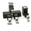 Konektor USB 2.0 Type B Male ke Female | Adapter Sudut 90° Extender Printer, Scanner & Hardisk - Gambar 2