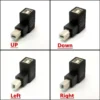 Konektor USB 2.0 Type B Male ke Female | Adapter Sudut 90° Extender Printer, Scanner & Hardisk - Gambar 4