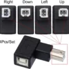 Konektor USB 2.0 Type B Male ke Female | Adapter Sudut 90° Extender Printer, Scanner & Hardisk - Gambar 7