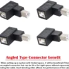 Konektor USB 2.0 Type B Male ke Female | Adapter Sudut 90° Extender Printer, Scanner & Hardisk - Gambar 8