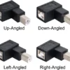 Konektor USB 2.0 Type B Male ke Female | Adapter Sudut 90° Extender Printer, Scanner & Hardisk - Gambar 9