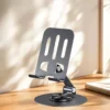 Holder HP & Tablet Rotasi 360° Dudukan Ponsel Lipat Portable Besi Metal Stand - Gambar 3