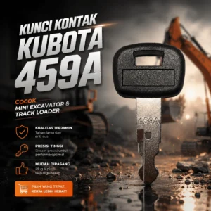 Kunci Kontak 459A Kubota Mini Excavator Backhoe Track Loader Heavy Equipment
