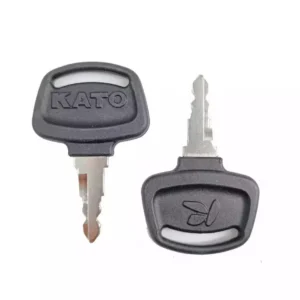 Kunci Starter Kato Excavator KV02 Pengganti OEM 719-10306001 Heavy Equipment Key