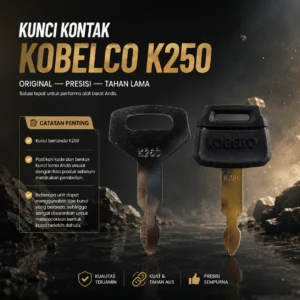 Kunci Kontak Kobelco K250 Ignition Key Excavator Kobelco New Holland Case